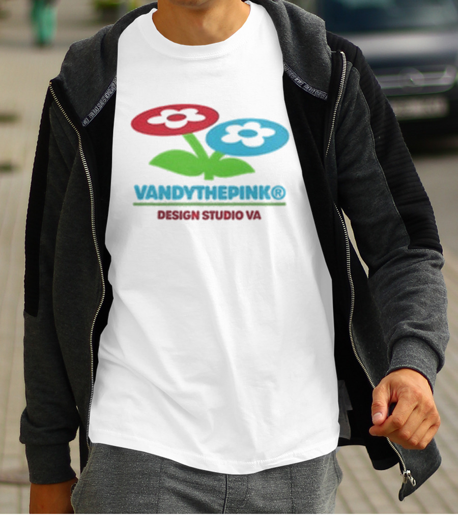 Vandythepink Two Flower Buckle Design Studio VA T-Shirt