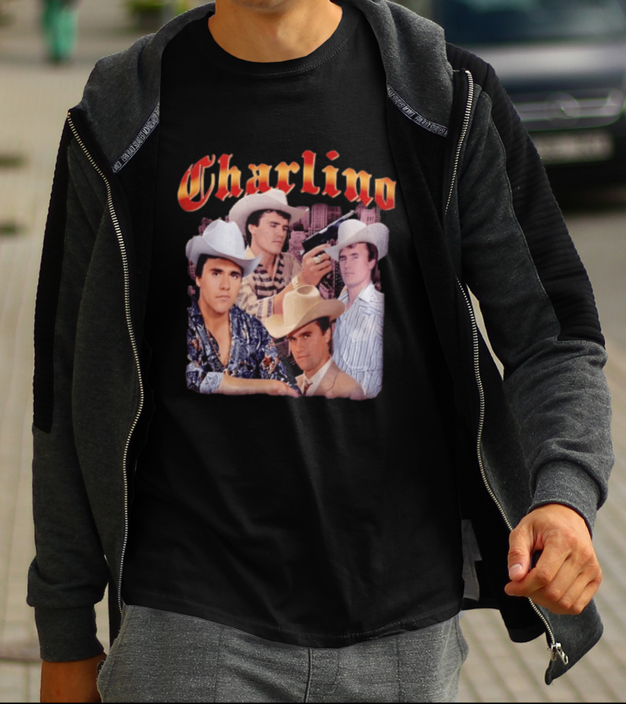 Charlino Sanchez Cowboy Tribute Collage T-Shirt
