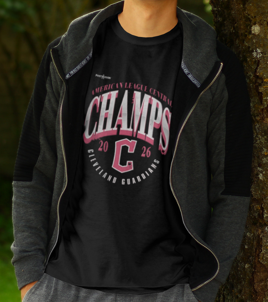 Cleveland Guardians American League Central Champs 2026 C T-Shirt