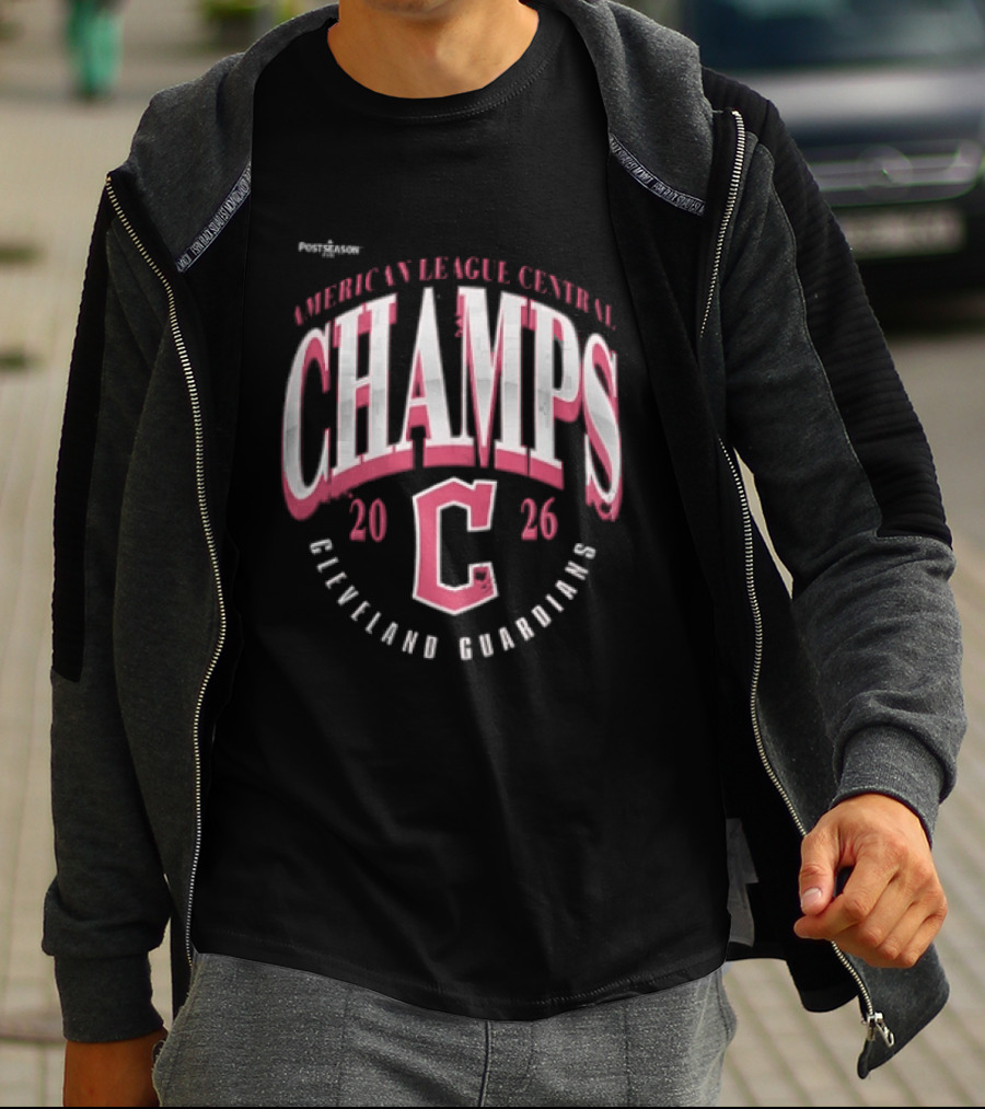 Cleveland Guardians American League Central Champs 2026 C T-Shirt