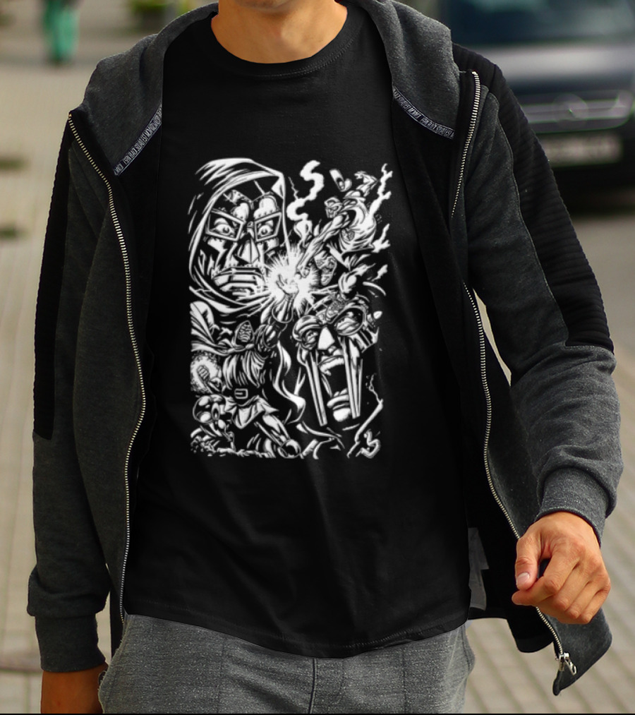 Doom Vs Doom Explosive Showdown Villain Battle T-Shirt