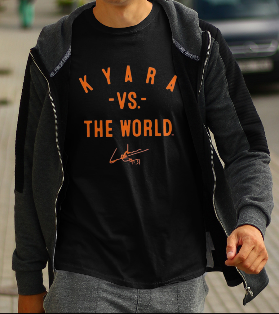 Golden State Valkyries Kyara Vs The World Linskens Signature T-Shirt