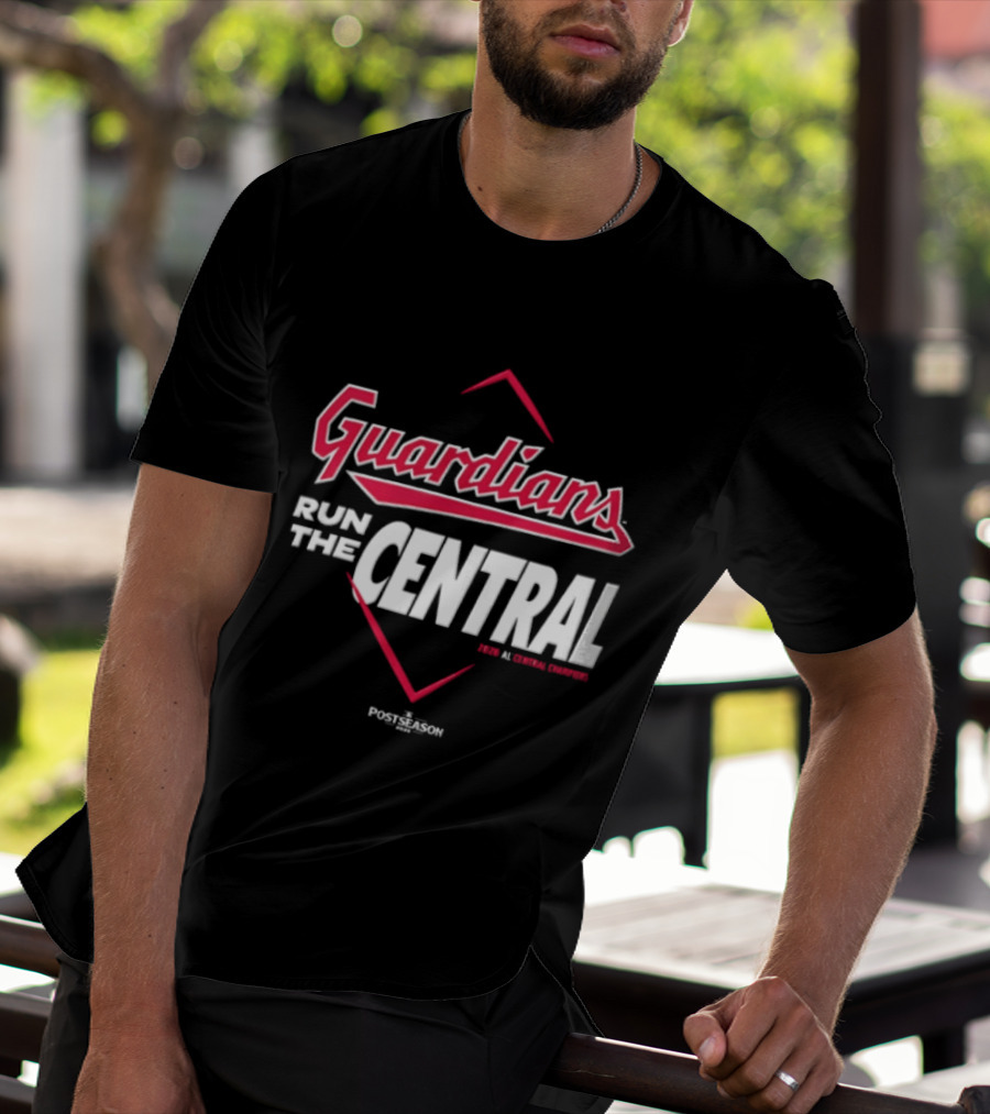 Guardians Run The Central Cleveland Guardians MLB 2025 T-Shirt