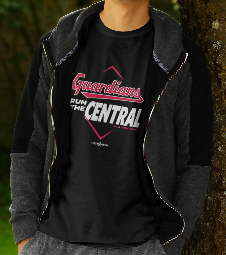 Guardians Run The Central Cleveland Guardians MLB 2025 T-Shirt