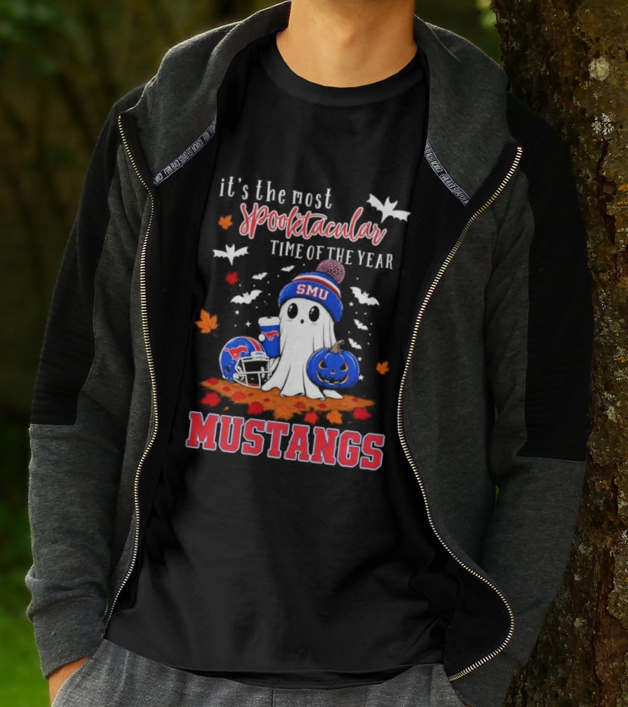 It's The Most Spooktacular Time Of The Year SMU Mustangs Halloween T-Shirt
