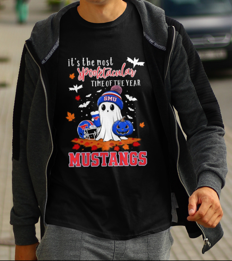 It's The Most Spooktacular Time Of The Year SMU Mustangs Halloween T-Shirt