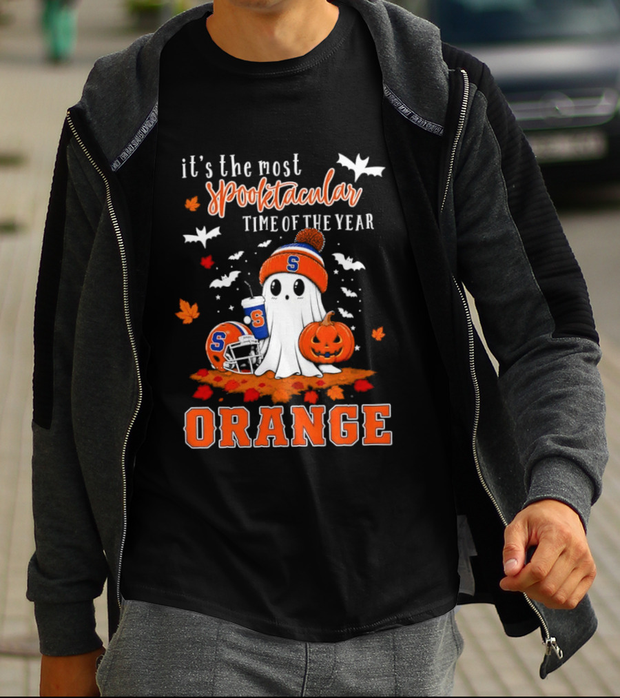 It's The Most Spooktacular Time Of The Year Syracuse Orange Halloween T-Shirt
