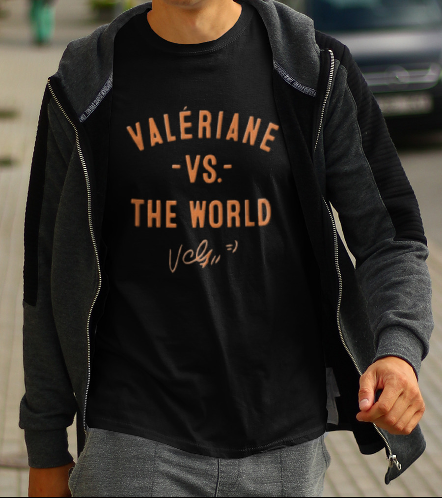 Valeriane VS The World Bold Orange Signature T-Shirt