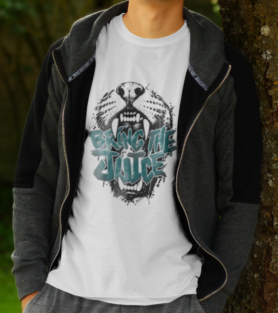 Bring The Juice Roaring Jaguar Head T-Shirt