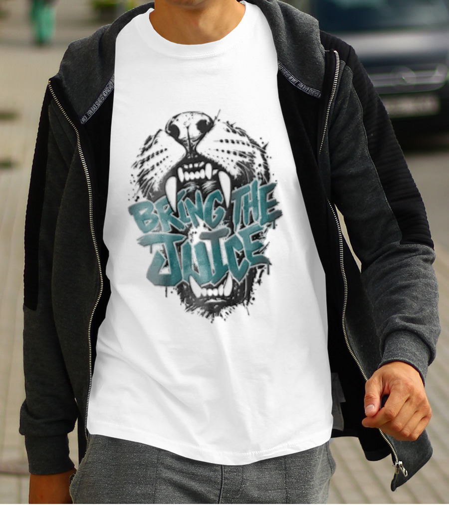 Bring The Juice Roaring Jaguar Head T-Shirt