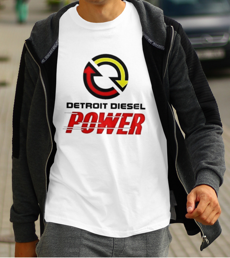 Detroit Diesel Heavy Duty Power Trucking Dynamic T-Shirt