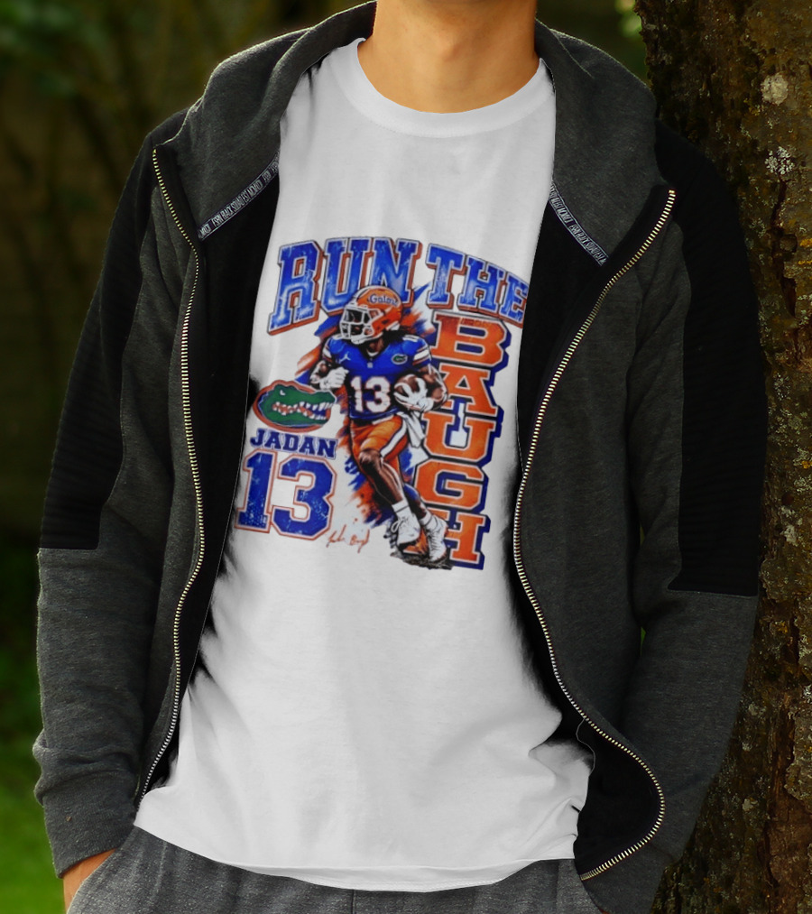 Florida Gators Jadan Baugh Run The Baugh 13 T-Shirt