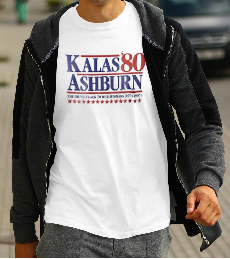 Kalas Ashburn 80 The Sound Track To Our Summers 1971 1997 T-Shirt
