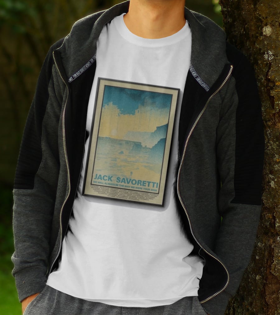 Jack Savoretti We Will Always Be The Way We Were Tour 2026 Scenic Coast T-Shirt