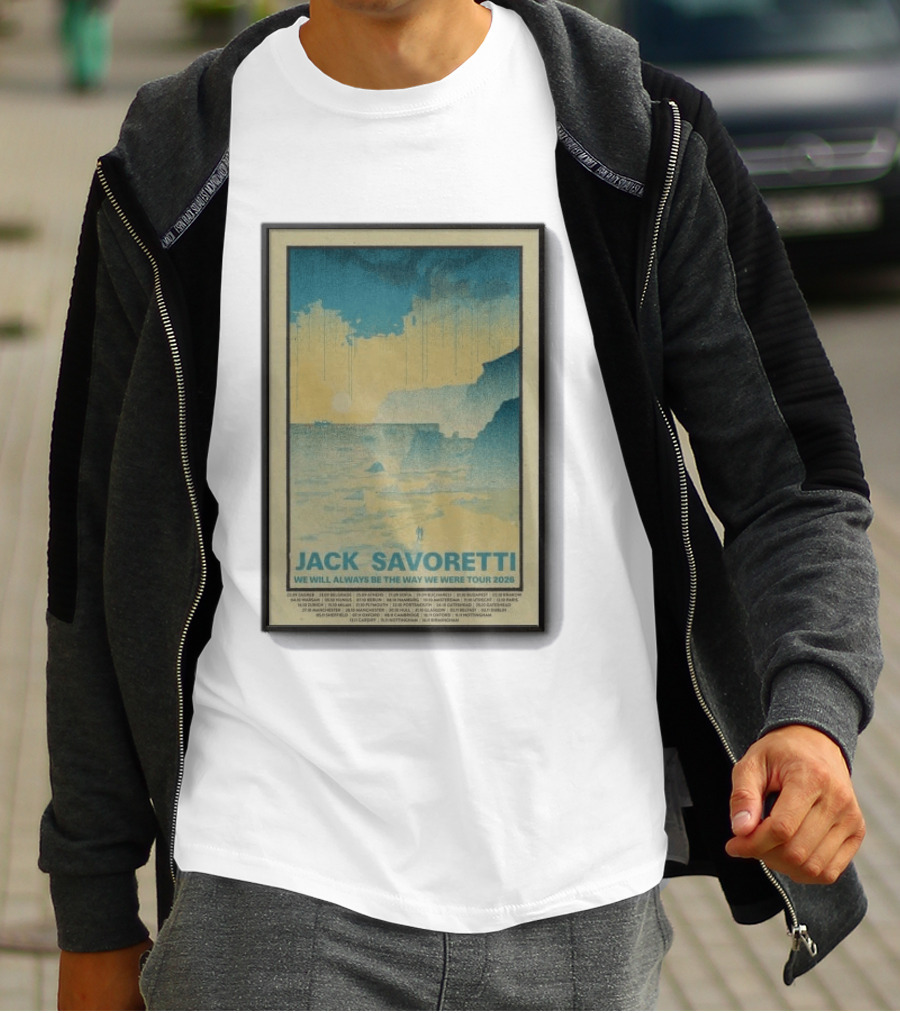 Jack Savoretti We Will Always Be The Way We Were Tour 2026 Scenic Coast T-Shirt