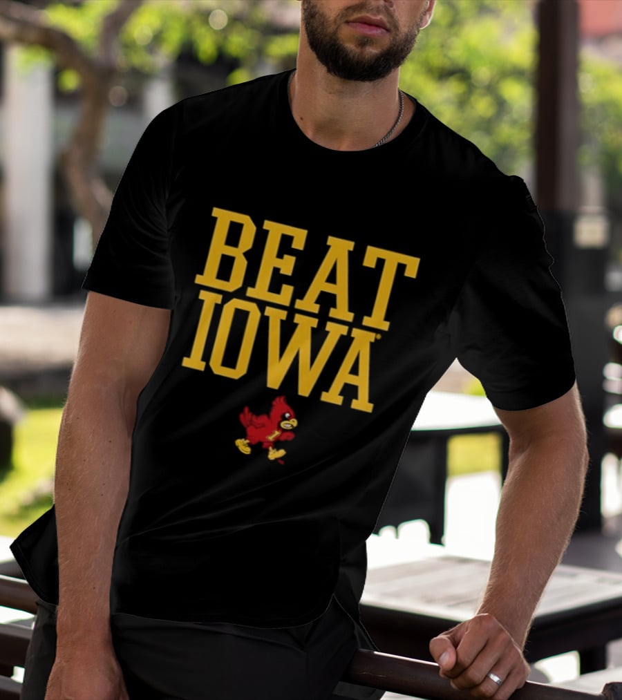 Beat Iowa Iowa State Cyclones Walking Cy NCAA 2026 T-Shirt