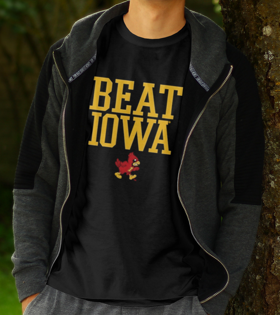 Beat Iowa Iowa State Cyclones Walking Cy NCAA 2026 T-Shirt