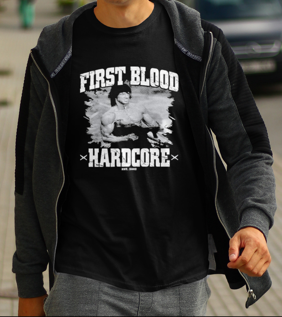 First Blood Hardcore Rambo T-Shirt