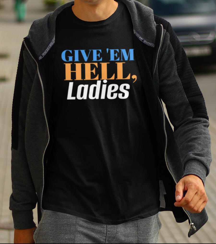 Give Em Hell San Jose Hockey Ladies T-Shirt