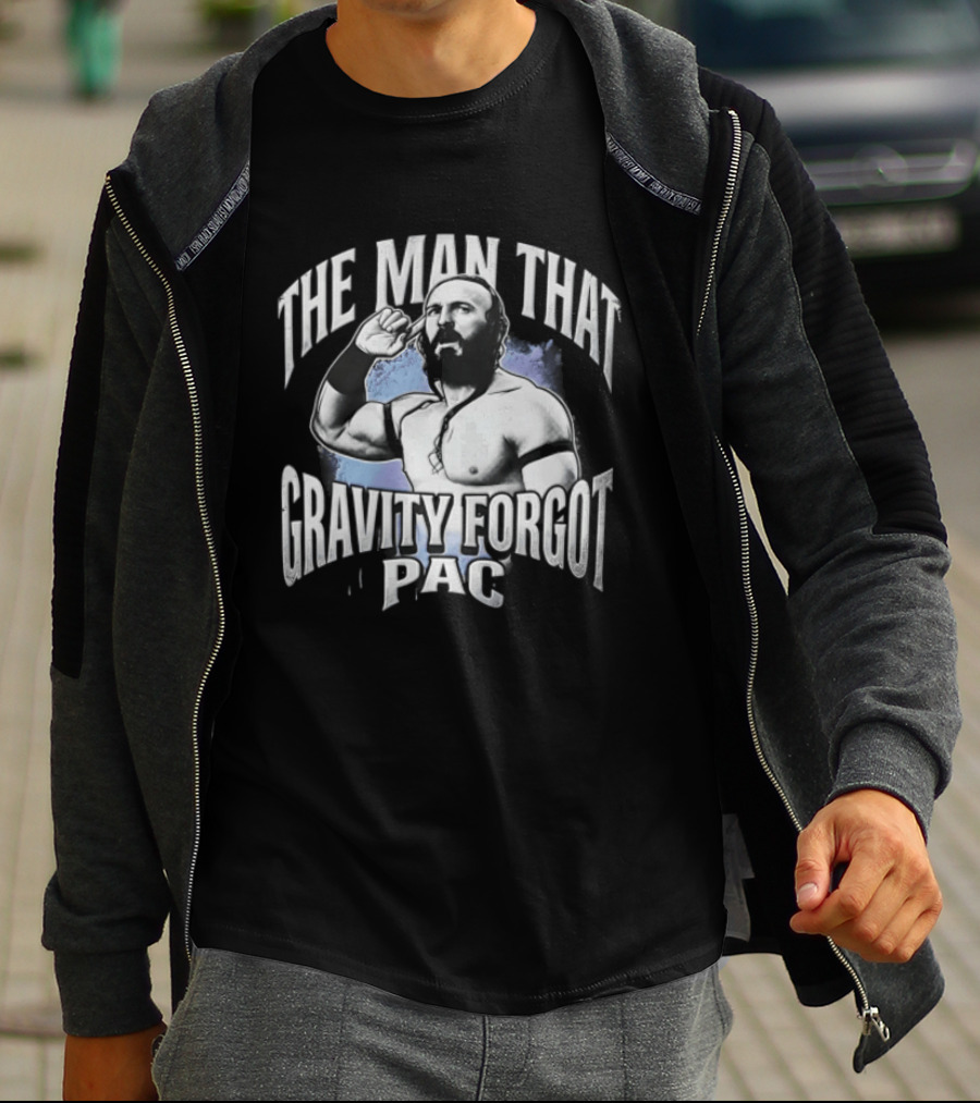 The MAN That Gravity Forgot PAC Wrestling T-Shirt