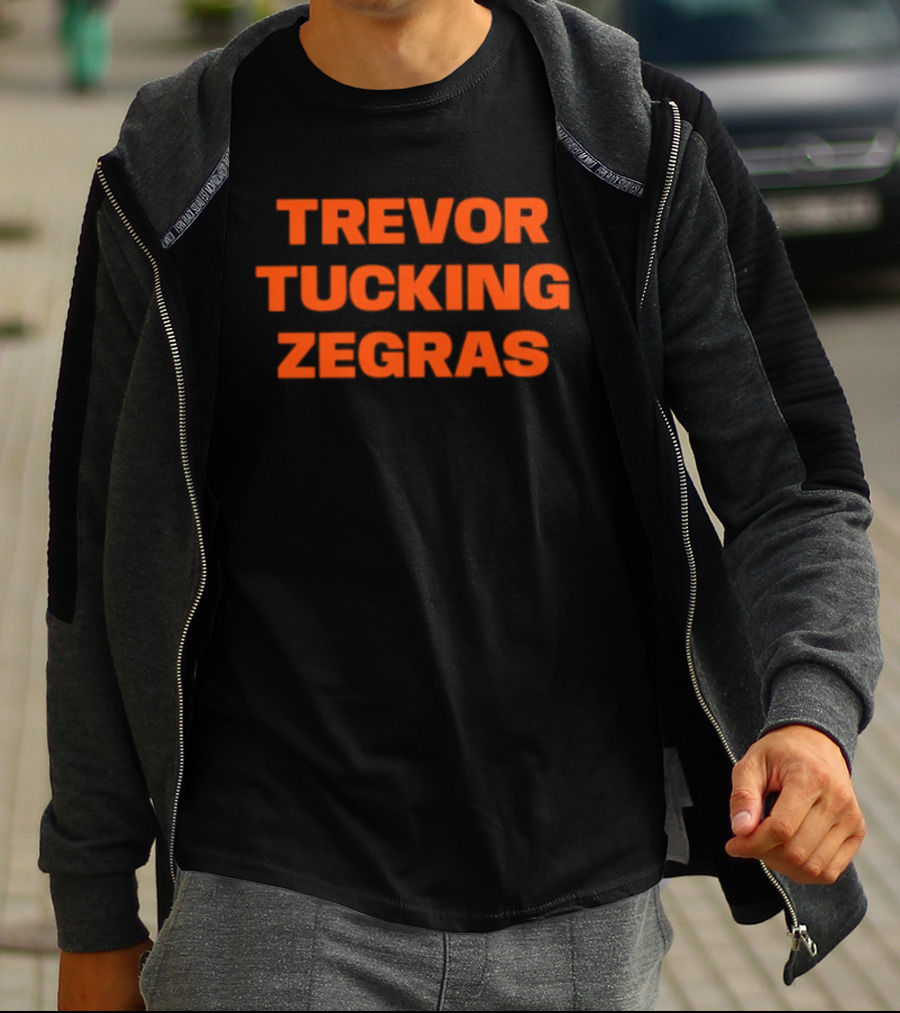 Trevor Tucking Zegras Hockey T-Shirt