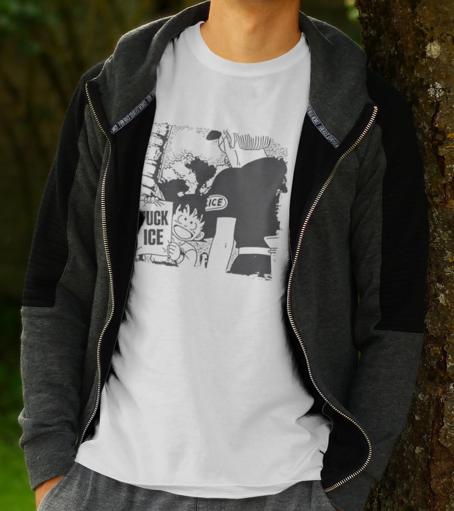 Calvin Inspired Activism Fuck Ice Protest Cartoon Social Justice T-Shirt