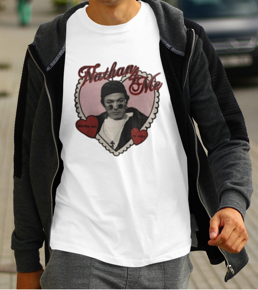 Nathan 4 Me Bring Me To Life Cockary Category Fielder Man Wearing Beanie T-Shirt