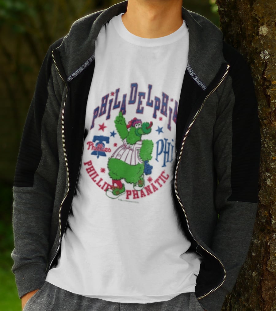PHI Philadelphia Phillies Phillie Phanatic Mitchell Ness Nostalgia MLB T-Shirt