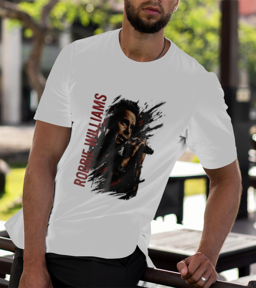 Robbie Williams Britpop Australia New Zealand 2026 Tour Concert Singer T-Shirt