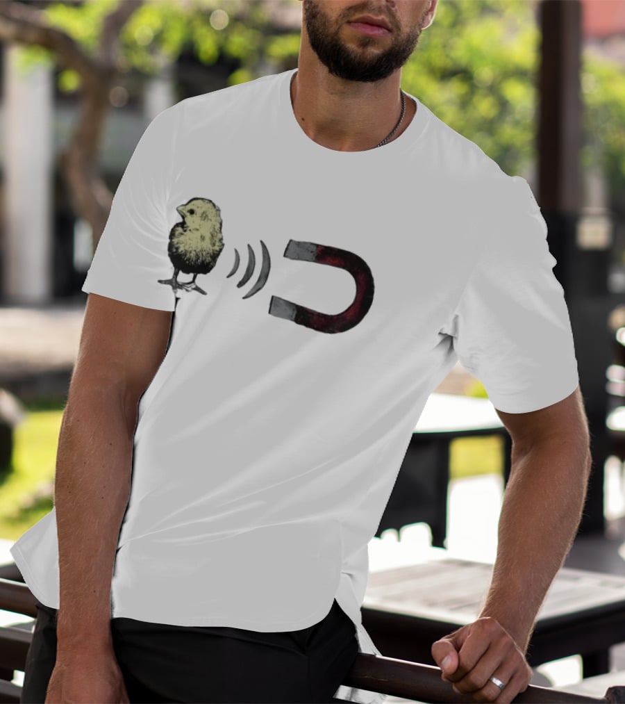 WWE The Miz Chick Magnet Concept With Magnet And Sound Waves T-Shirt