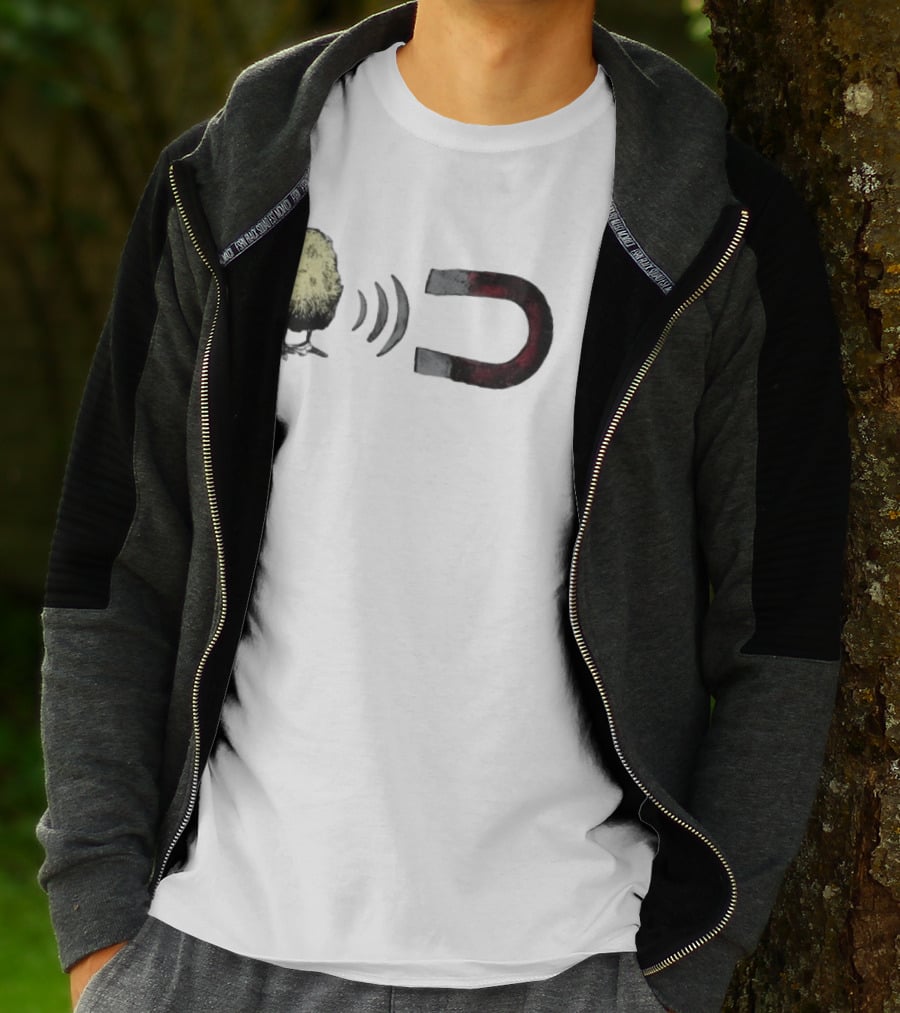 WWE The Miz Chick Magnet Concept With Magnet And Sound Waves T-Shirt