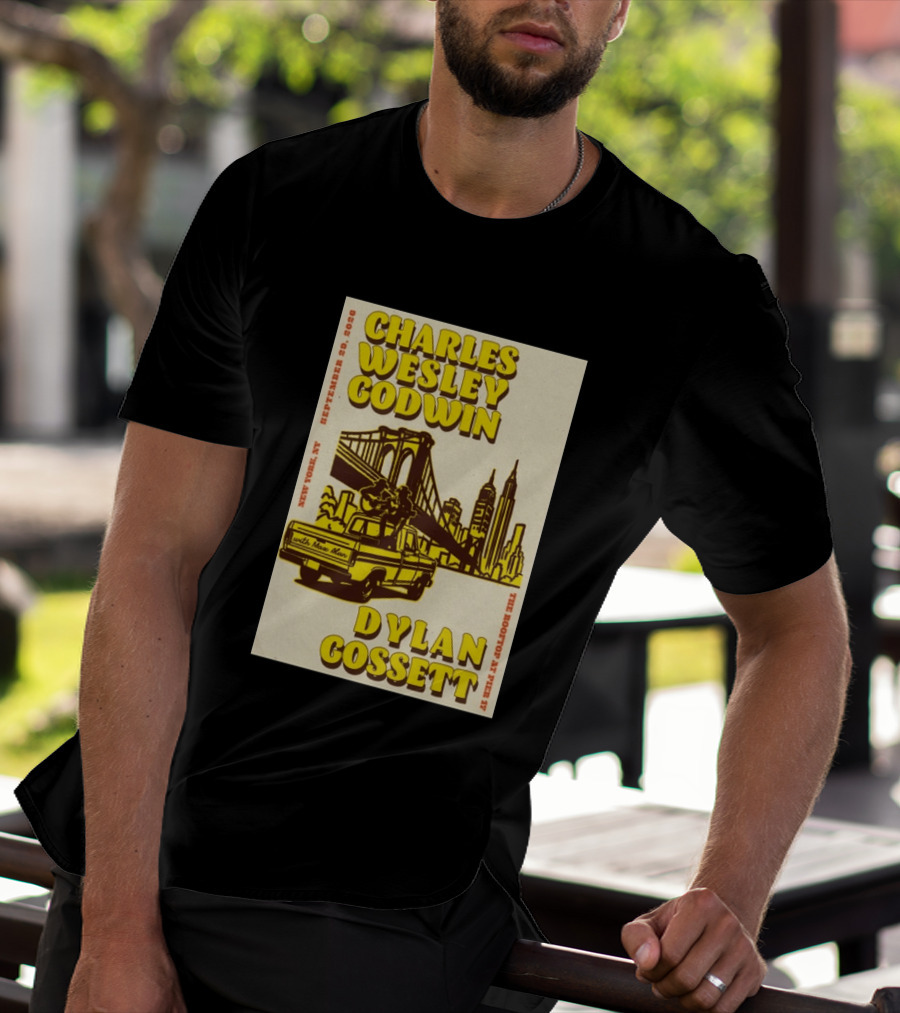 Charles Wesley Godwin Rooftop Pier 17 New York September 2026 Dylan Gossett T-Shirt