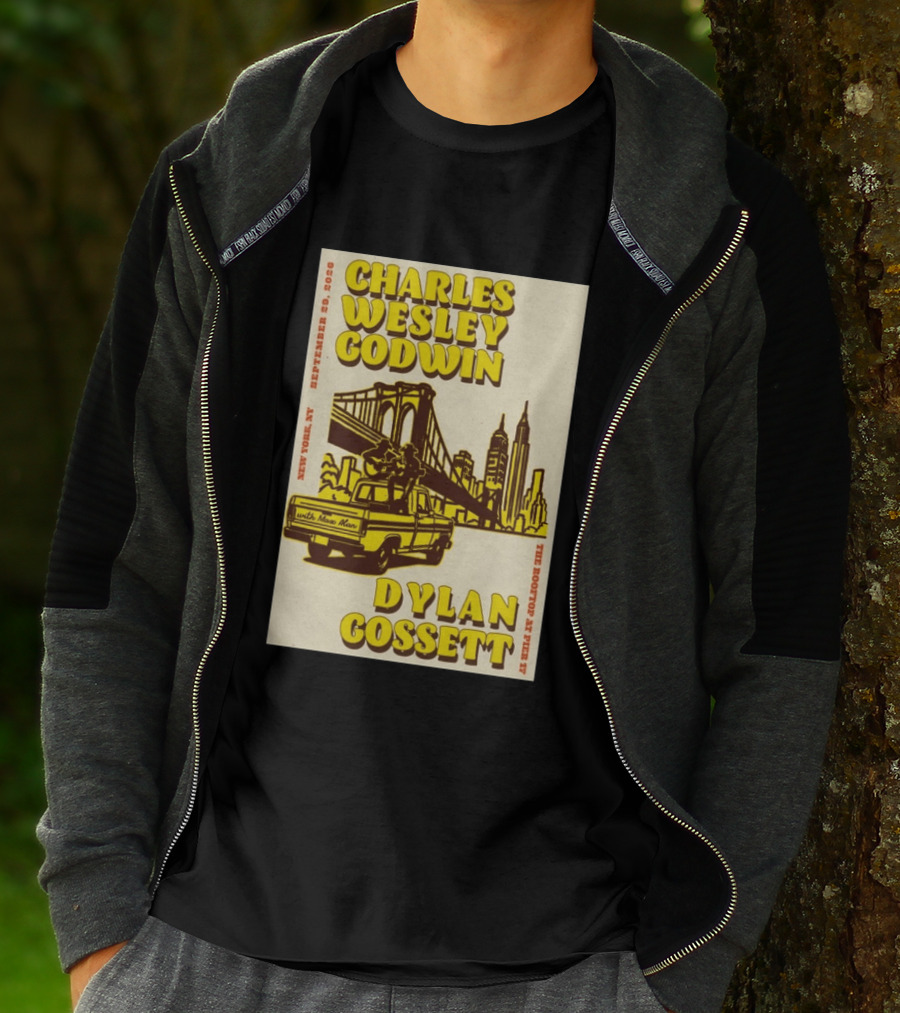 Charles Wesley Godwin Rooftop Pier 17 New York September 2026 Dylan Gossett T-Shirt