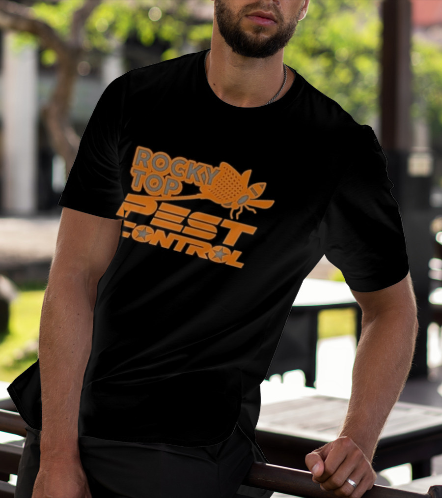 Rocky Top Pest Control Tennessee Defeated Georgia Tech Football T-Shirt