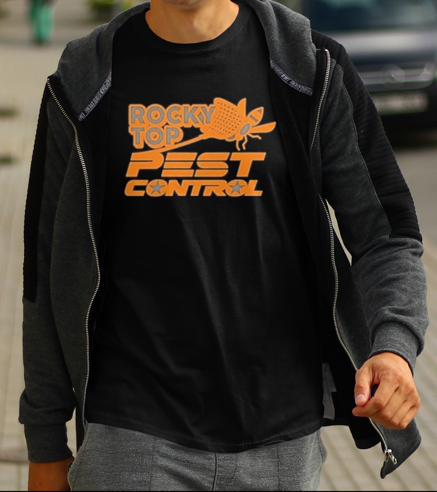 Rocky Top Pest Control Tennessee Defeated Georgia Tech Football T-Shirt