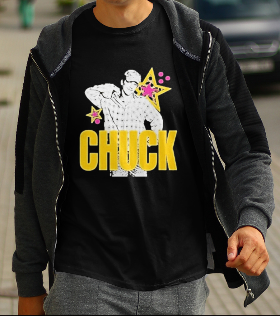 CHUCK Original Role Model Timely Hourglass Stars And Plaid T-Shirt