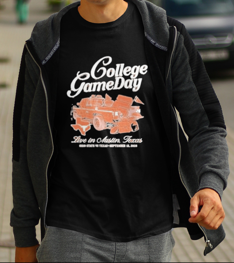 College Gameday Live In Austin Texas 2026 Texas Longhorns Tailgate Truck T-Shirt