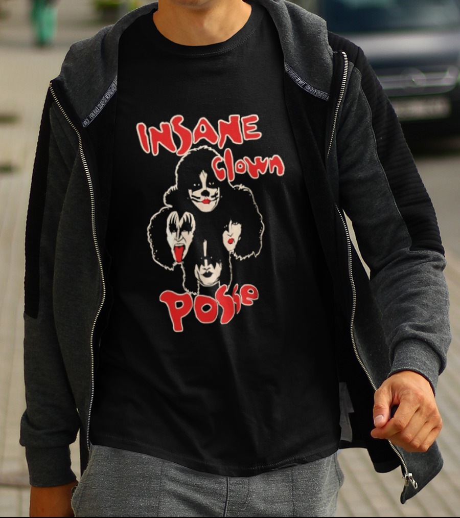 Insane Clown Posse Bootleg ICP Juggalo Makeup T-Shirt