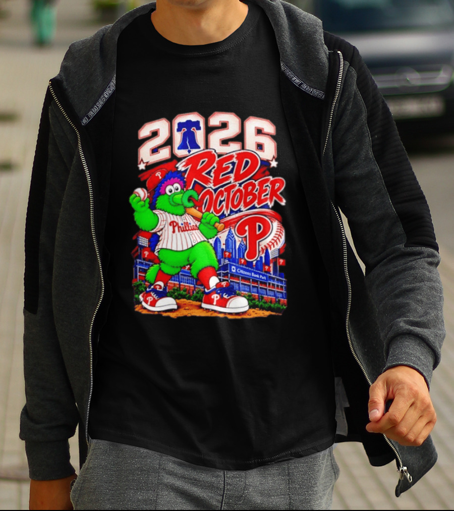Philadelphia Phillies 2026 Red October Citizens Bank Park Postseason T-Shirt