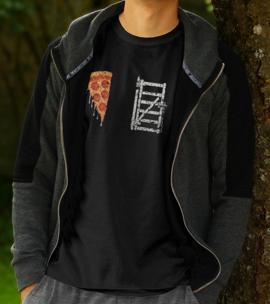 Pizza Slice And Gate Combo T-Shirt