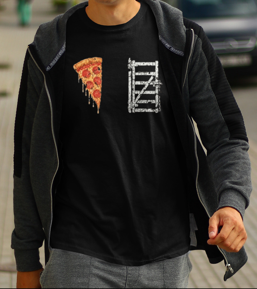 Pizza Slice And Gate Combo T-Shirt