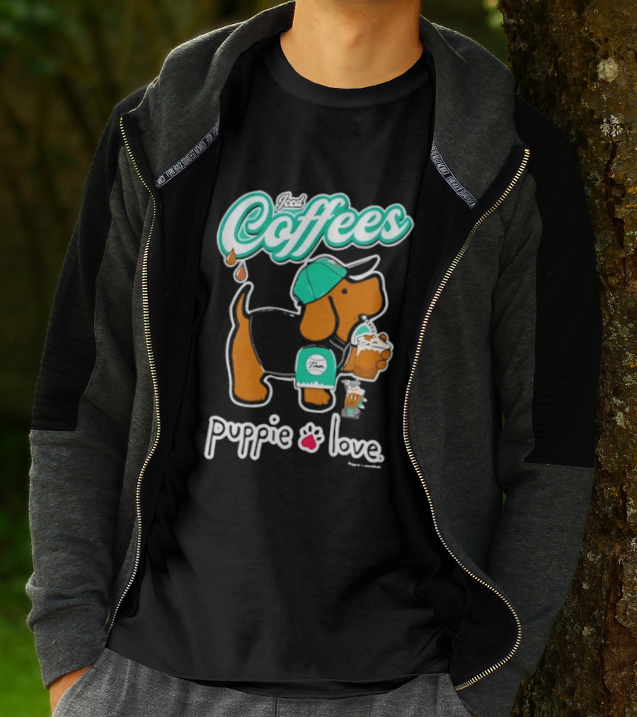 Puppie Love Iced Coffees Pup Kelly T-Shirt