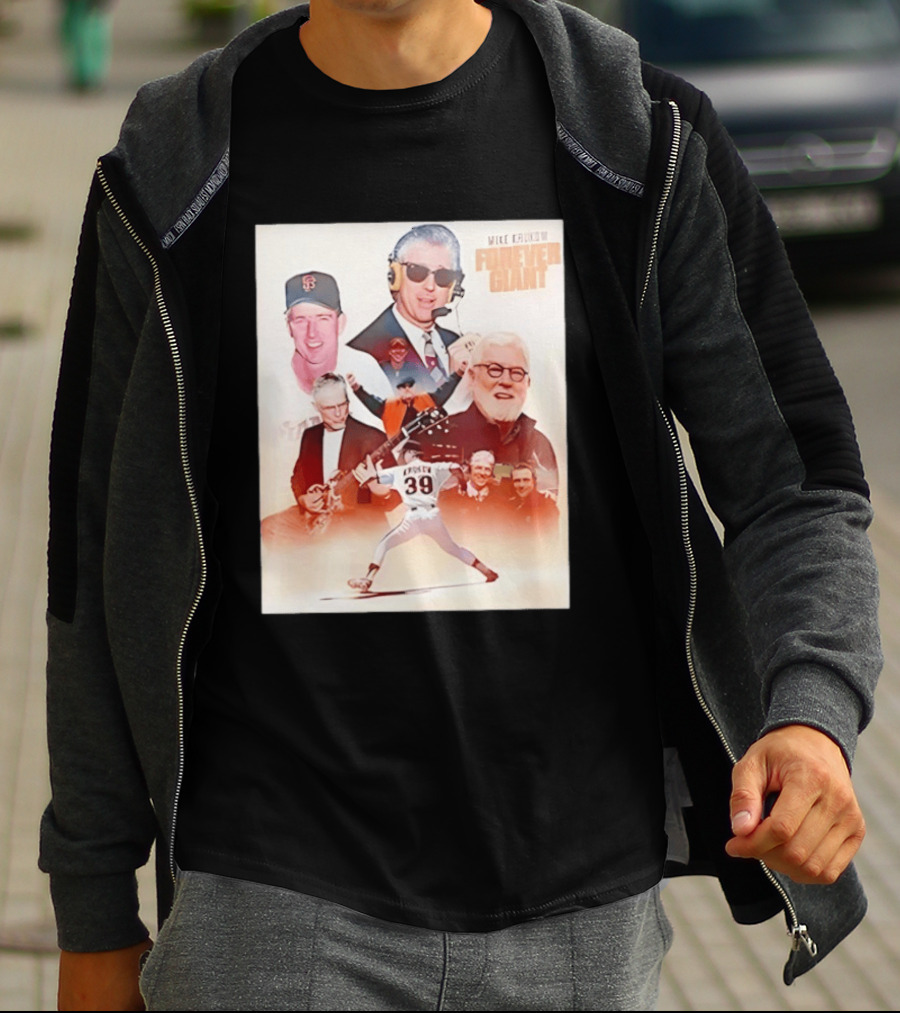 Mike Krukow San Francisco Giants Forever Giant 2026 Celebrating Iconic Moments T-Shirt