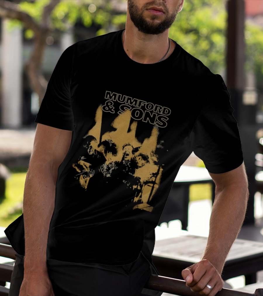Mumford And Sons Dust And Thunder Tour Band Members T-Shirt
