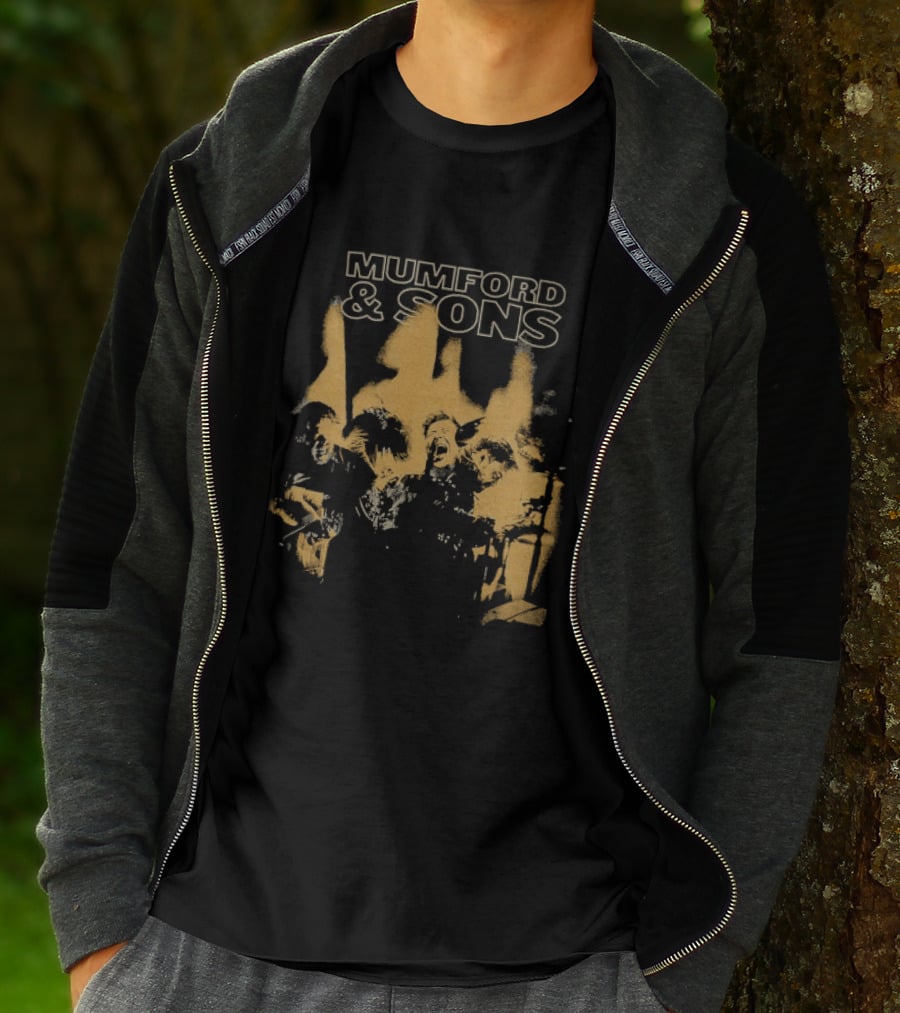 Mumford And Sons Dust And Thunder Tour Band Members T-Shirt