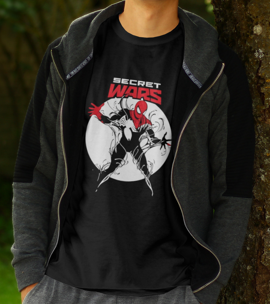 Secret Wars Spider Man Iconic Marvel T-Shirt