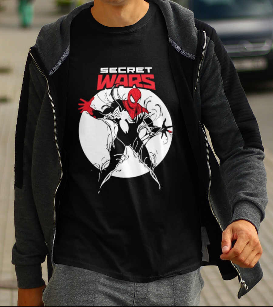 Secret Wars Spider Man Iconic Marvel T-Shirt