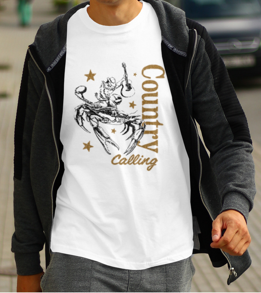 Country Calling Festival 2026 Ocean City Maryland Crab Cowboy Stars T-Shirt