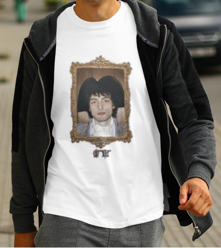 Finn Wolfhard Common Side Effects Tour Longsleeve Portrait In Ornate Frame T-Shirt
