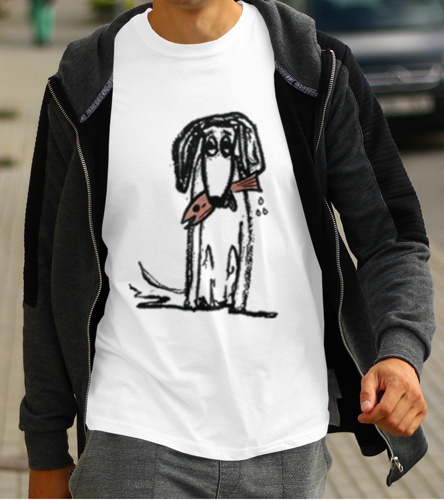 Leftover Salmon Good Dog Fish Band Artful Canine With Fish Collar T-Shirt